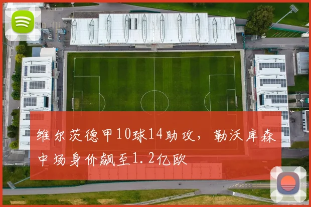 维尔茨德甲10球14助攻，勒沃库森中场身价飙至1.2亿欧
